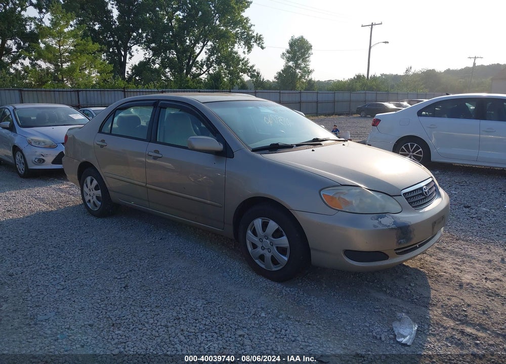 2008 TOYOTA COROLLA LE VIN: 2T1BR30EX8C901454