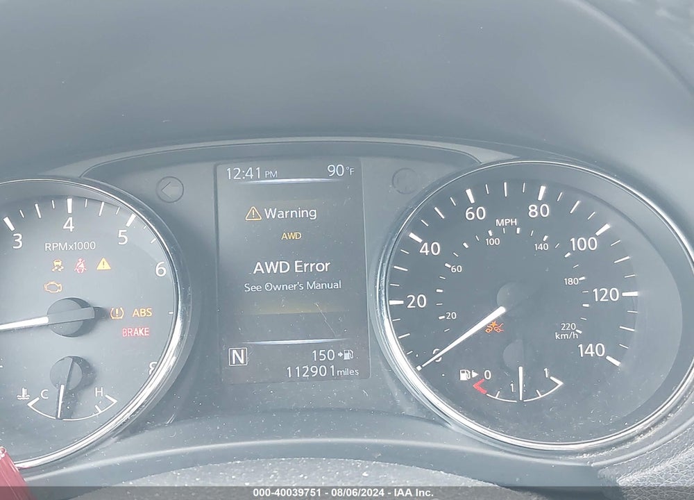 2017 NISSAN ROGUE SV VIN: 5N1AT2MV0HC859348