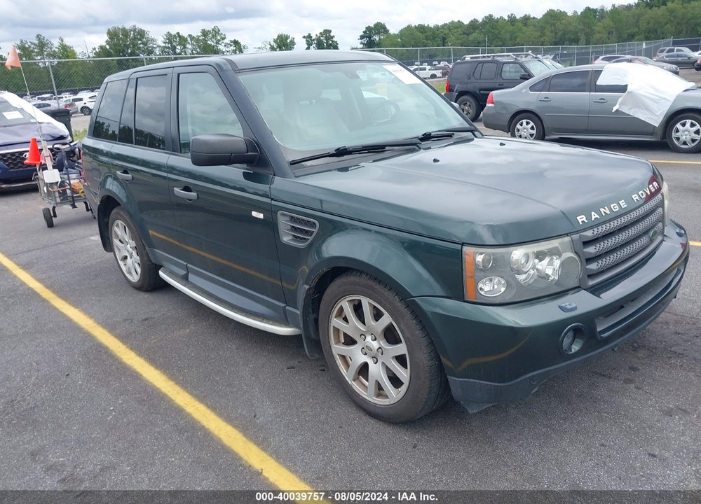 2009 LAND ROVER RANGE ROVER SPORT HSE VIN: SALSK25439A194081