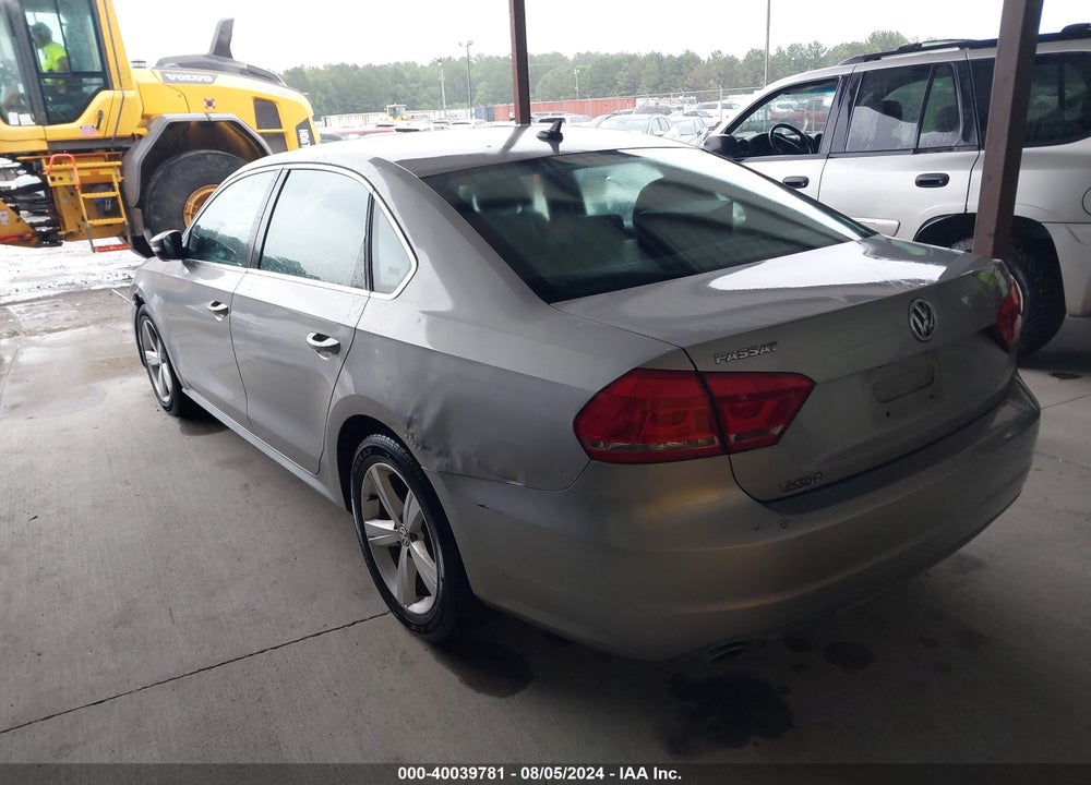 2013 VOLKSWAGEN PASSAT 2.5L SE VIN: 1VWBP7A3XDC085128