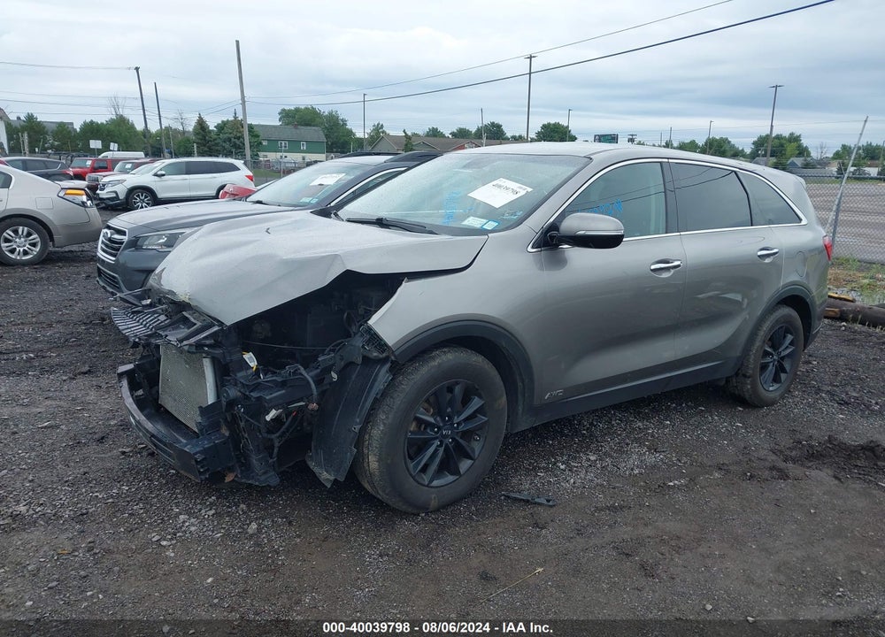 2019 KIA SORENTO 3.3L LX VIN: 5XYPGDA50KG441913