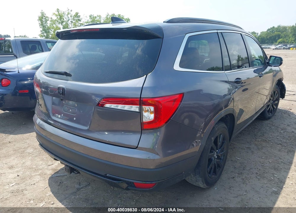 2021 HONDA PILOT 2WD EX-L VIN: 5FNYF5H56MB039245