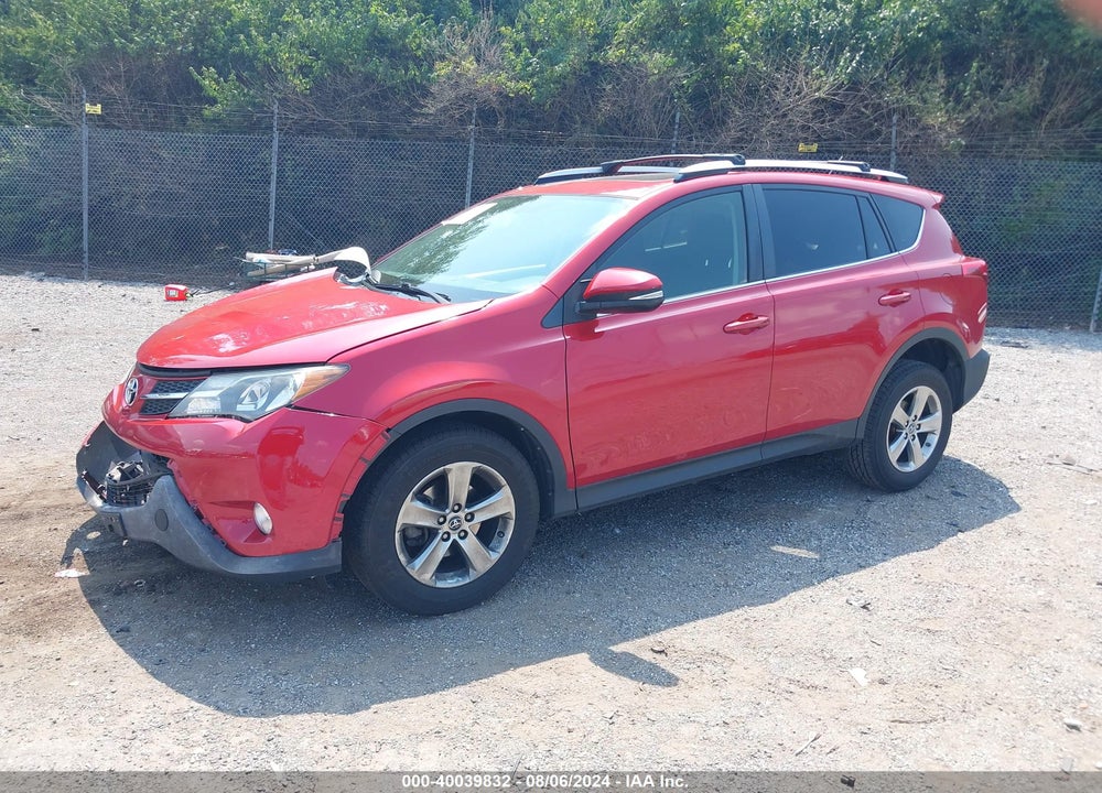 2015 TOYOTA RAV4 XLE VIN: JTMRFREV4FD116902