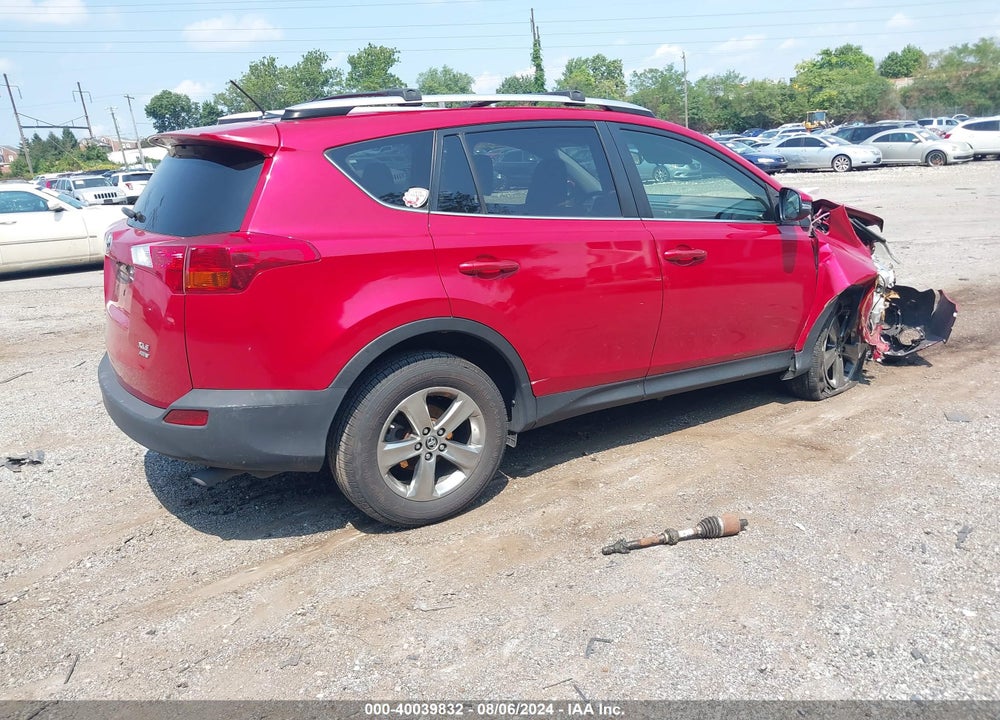 2015 TOYOTA RAV4 XLE VIN: JTMRFREV4FD116902