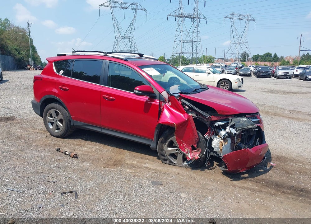 2015 TOYOTA RAV4 XLE VIN: JTMRFREV4FD116902