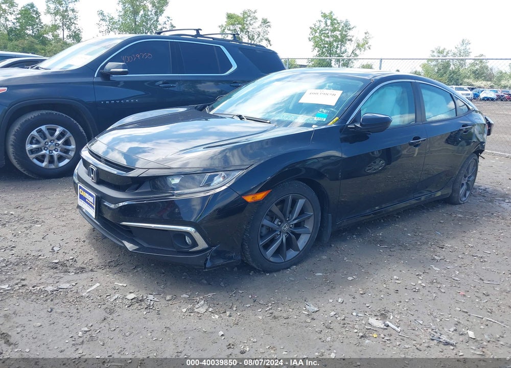 2020 HONDA CIVIC EX VIN: 2HGFC1F35LH680374