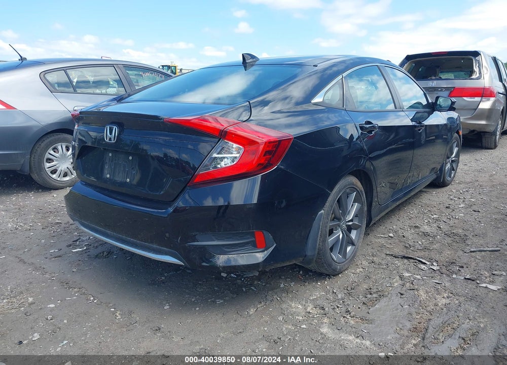 2020 HONDA CIVIC EX VIN: 2HGFC1F35LH680374