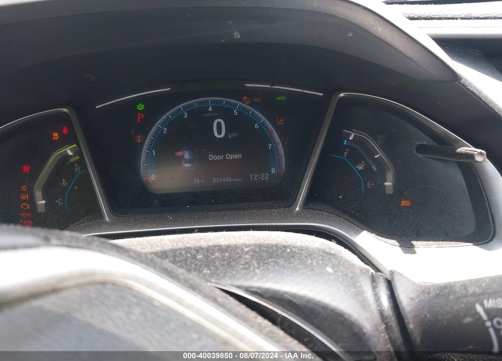 2020 HONDA CIVIC EX VIN: 2HGFC1F35LH680374