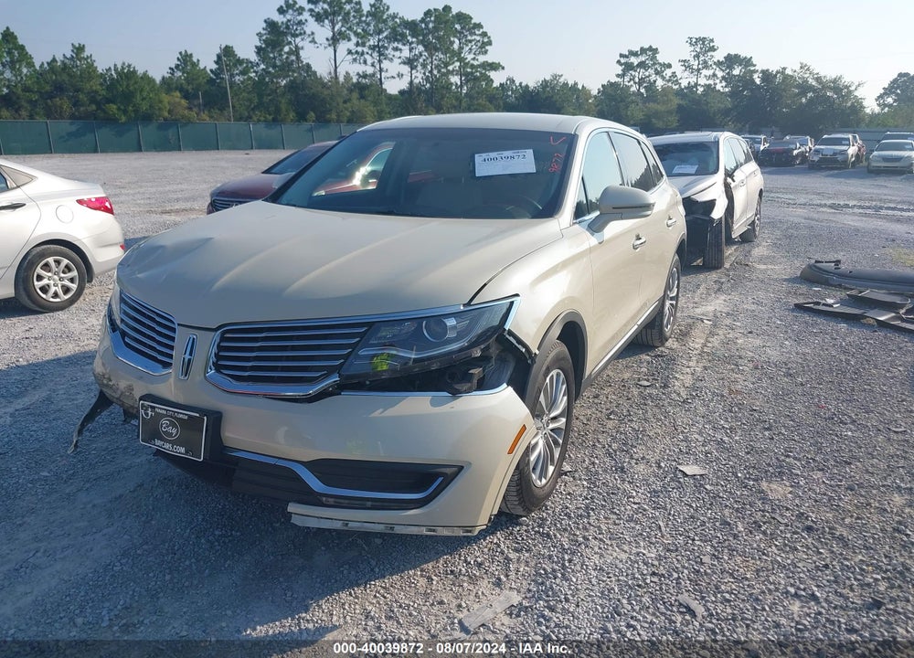 2018 LINCOLN MKX SELECT VIN: 2LMPJ8KR6JBL21658