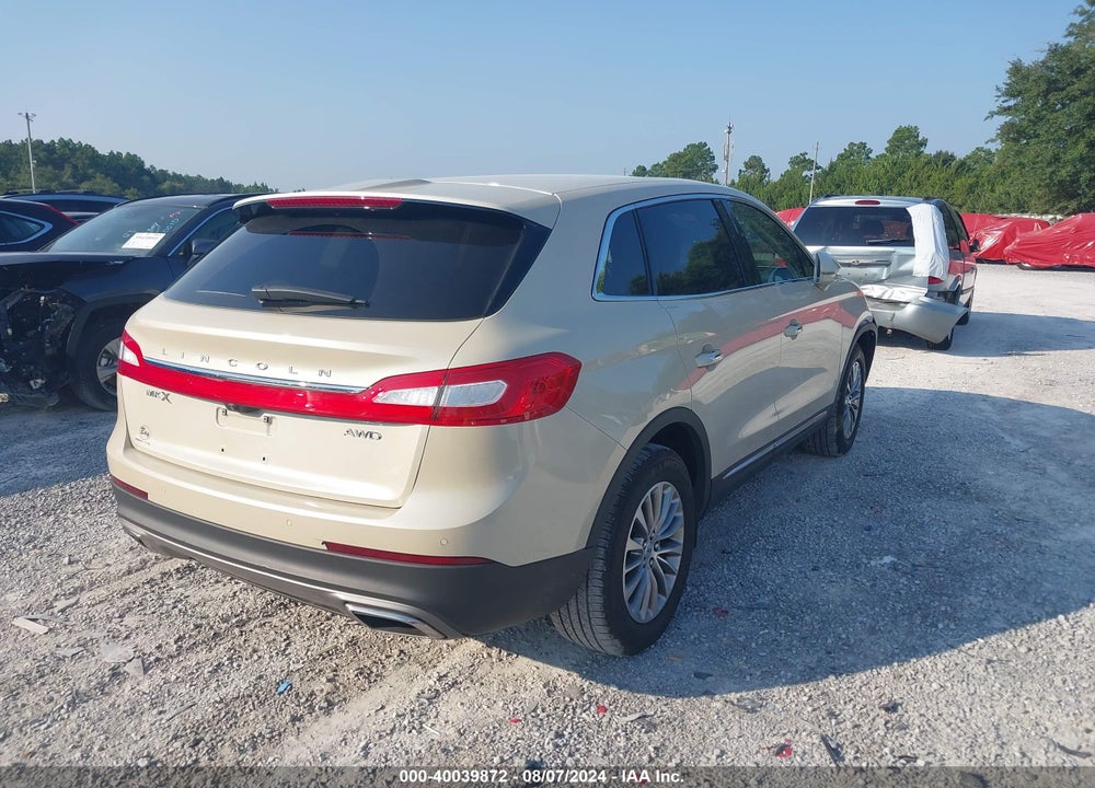 2018 LINCOLN MKX SELECT VIN: 2LMPJ8KR6JBL21658