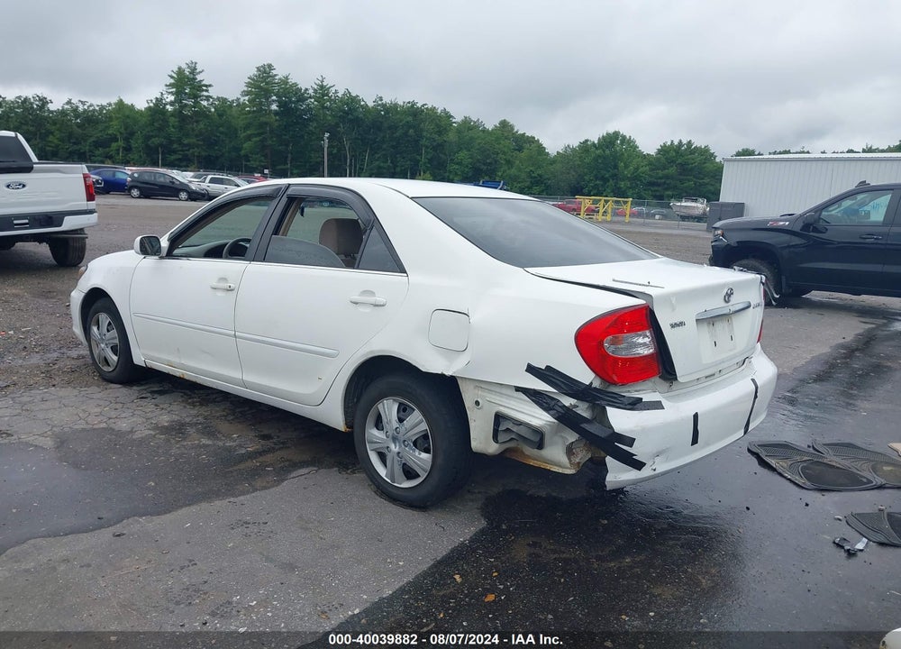 2002 TOYOTA CAMRY VIN: 4T1BE32K22U020302