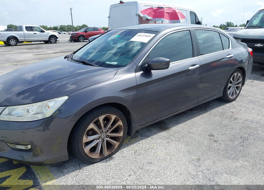 2013 HONDA ACCORD SPORT VIN: 1HGCR2F54DA060950
