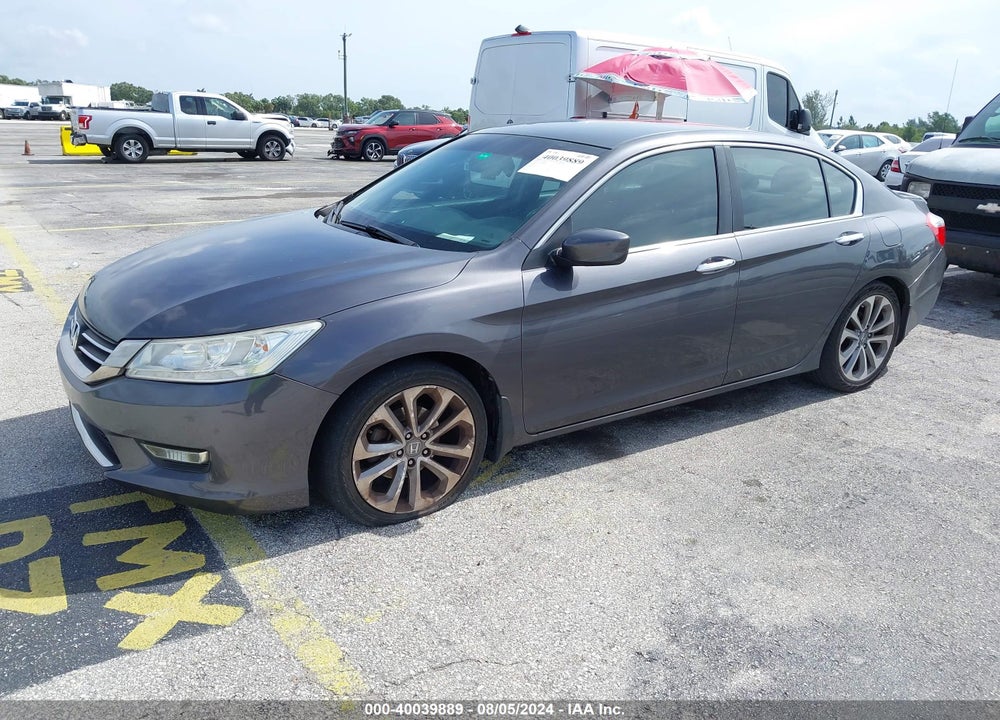 2013 HONDA ACCORD SPORT VIN: 1HGCR2F54DA060950
