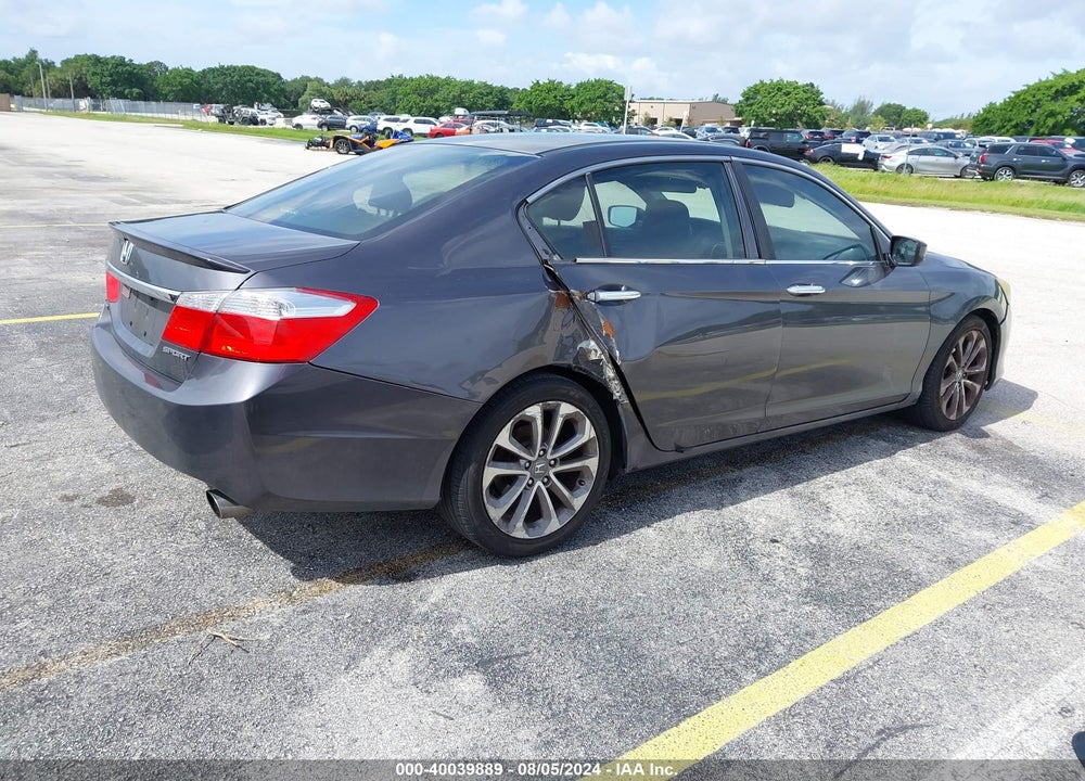 2013 HONDA ACCORD SPORT VIN: 1HGCR2F54DA060950