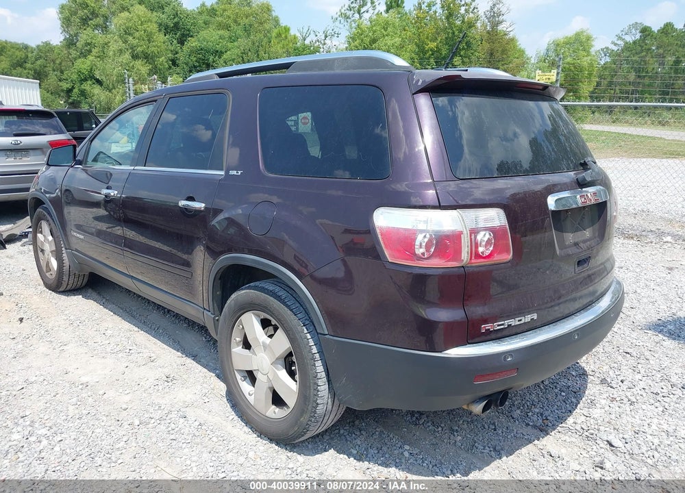 2008 GMC ACADIA SLT-1 VIN: 1GKER23728J307583