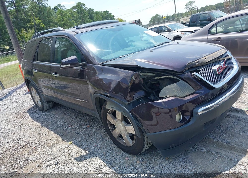 2008 GMC ACADIA SLT-1 VIN: 1GKER23728J307583
