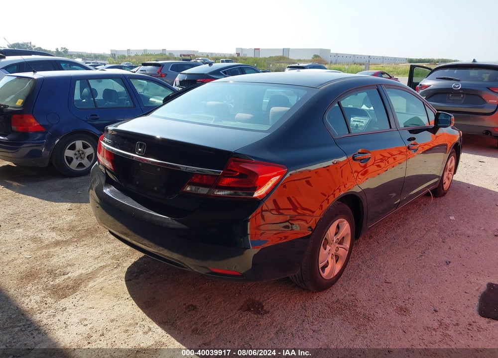 2013 HONDA CIVIC LX VIN: 2HGFB2F5XDH553812