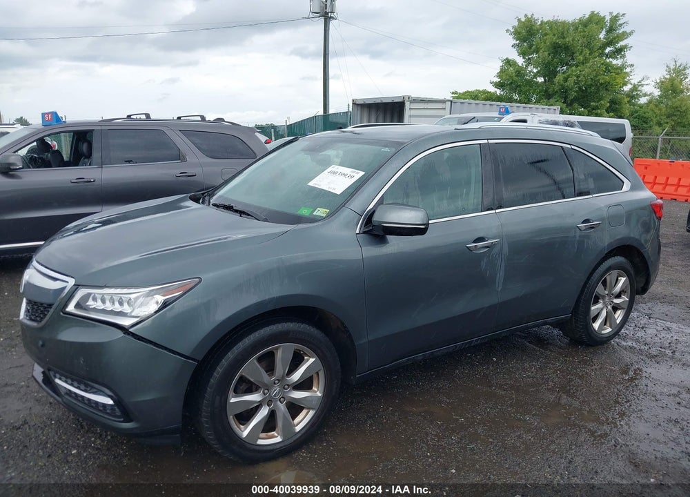 2015 ACURA MDX ADVANCE PKG W/ENTERTAINMENT PKG VIN: 5FRYD4H82FB015987