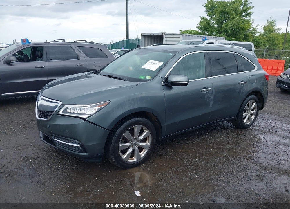 2015 ACURA MDX ADVANCE PKG W/ENTERTAINMENT PKG VIN: 5FRYD4H82FB015987