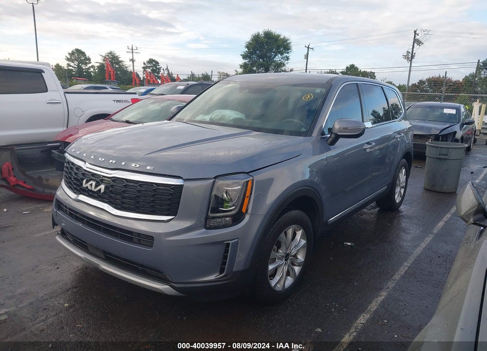 2022 KIA TELLURIDE LX VIN: 5XYP24HC9NG298869