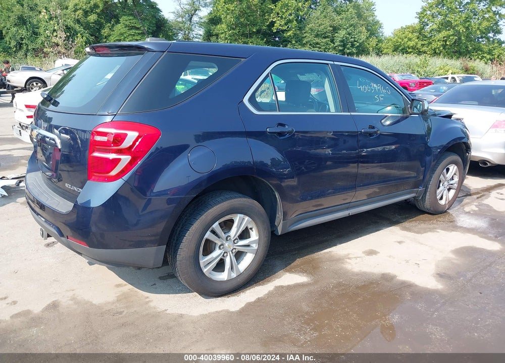 2016 CHEVROLET EQUINOX LS VIN: 2GNFLEEK2G6220063