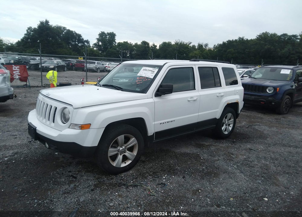 2014 JEEP PATRIOT LATITUDE VIN: 1C4NJRFB5ED558409