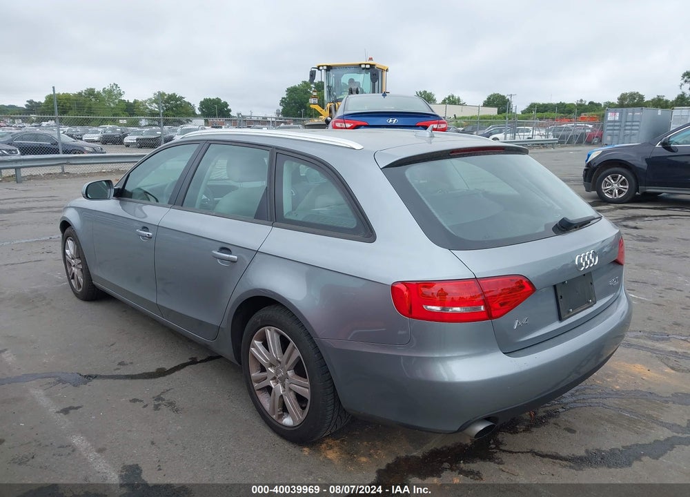 2010 AUDI A4 2.0T PREMIUM VIN: WAUSFAFL3AA158923
