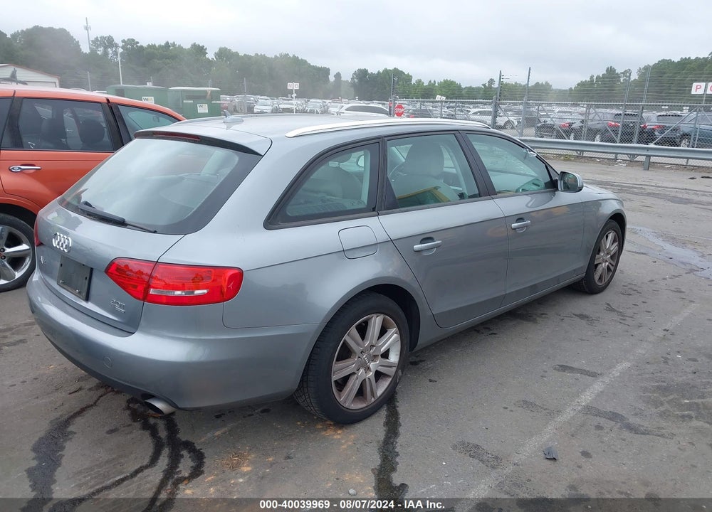 2010 AUDI A4 2.0T PREMIUM VIN: WAUSFAFL3AA158923