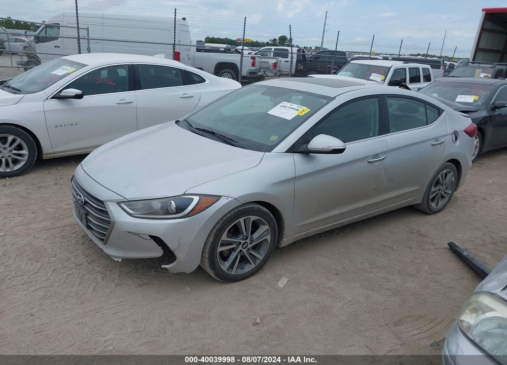 2017 HYUNDAI ELANTRA LIMITED VIN: KMHD84LF8HU063249