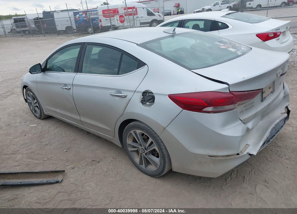 2017 HYUNDAI ELANTRA LIMITED VIN: KMHD84LF8HU063249