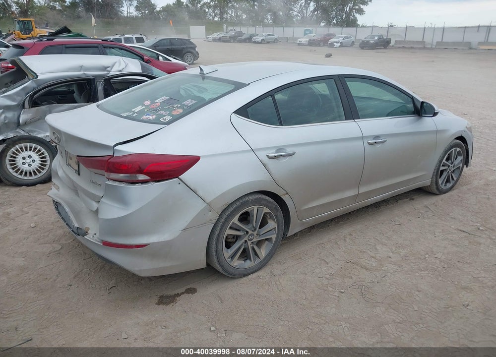 2017 HYUNDAI ELANTRA LIMITED VIN: KMHD84LF8HU063249