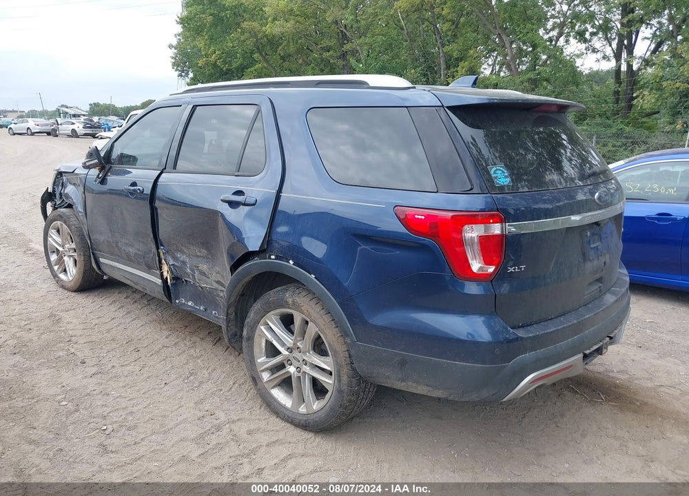 2016 FORD EXPLORER XLT VIN: 1FM5K8D87GGA01111