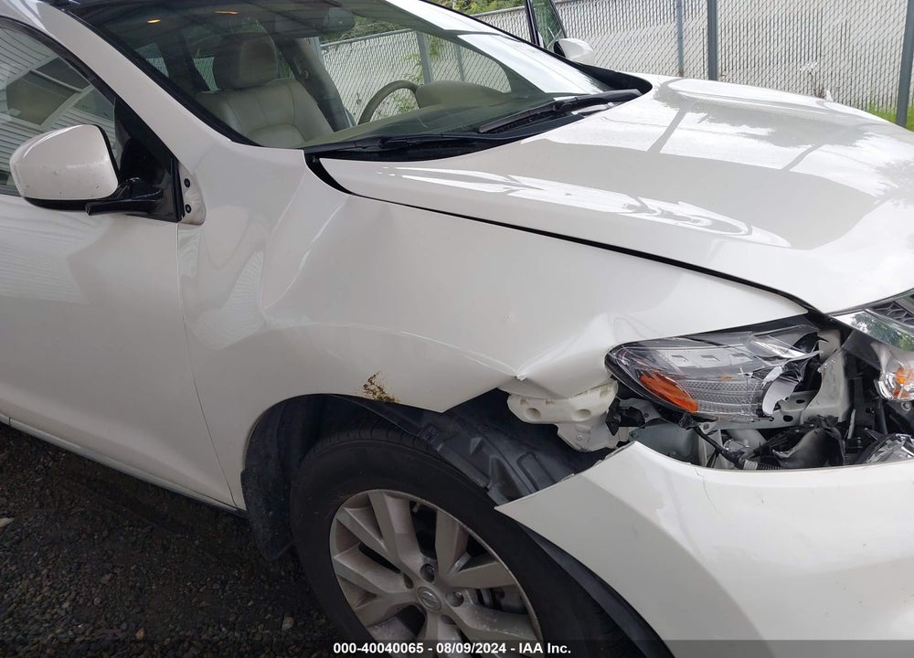 2012 NISSAN MURANO SL VIN: JN8AZ1MU8CW104819