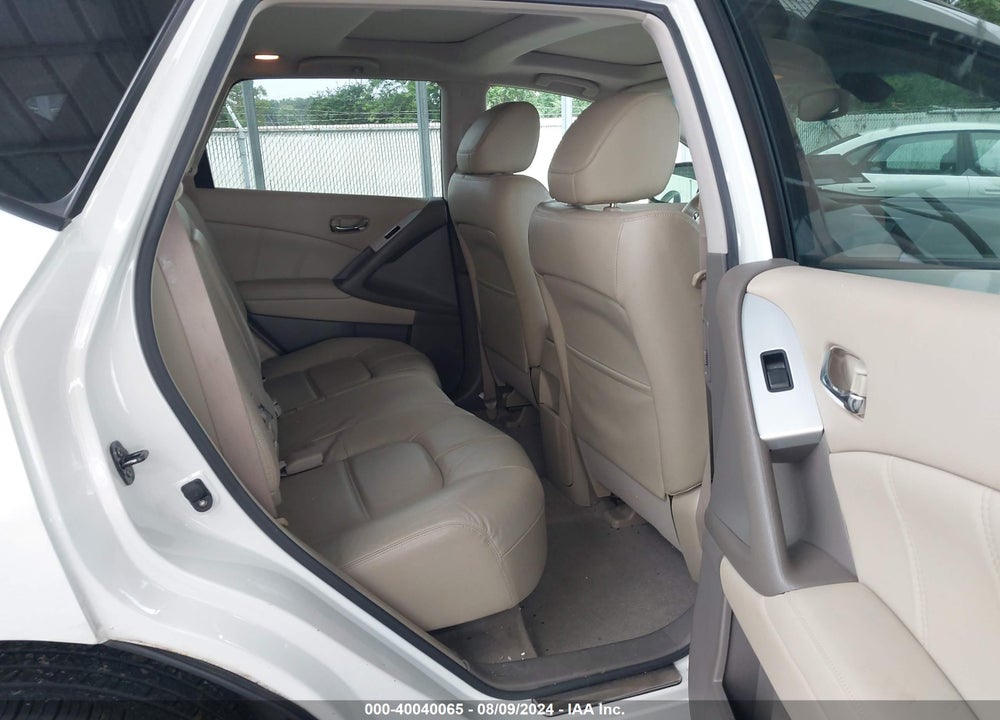 2012 NISSAN MURANO SL VIN: JN8AZ1MU8CW104819