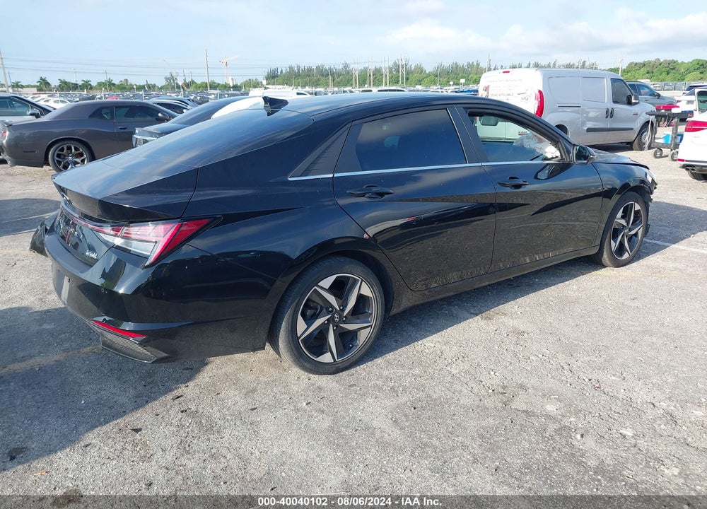 2022 HYUNDAI ELANTRA HYBRID LIMITED VIN: KMHLN4AJ6NU024117