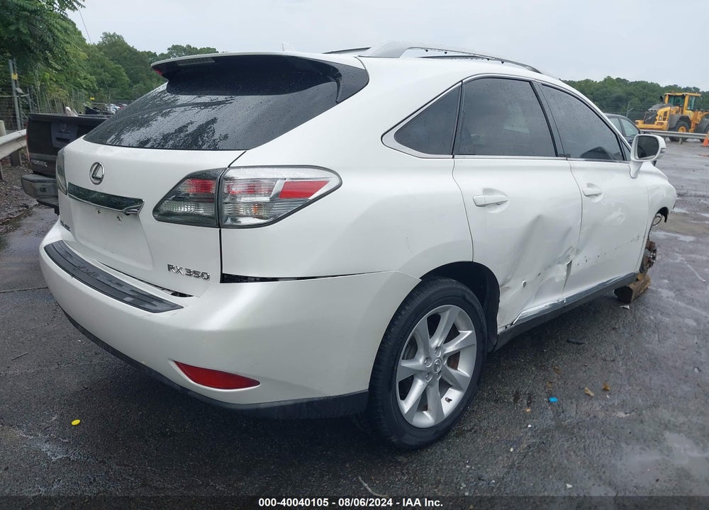 2010 LEXUS RX 350 VIN: JTJZK1BAXA2407808