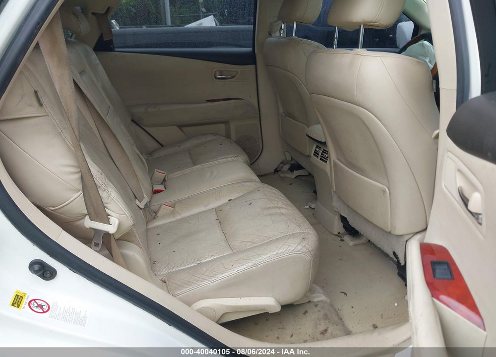 2010 LEXUS RX 350 VIN: JTJZK1BAXA2407808