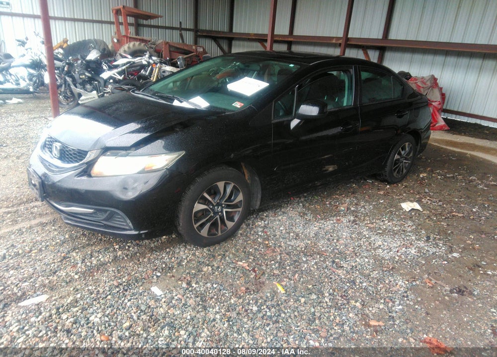 2013 HONDA CIVIC EX VIN: 19XFB2F86DE082388