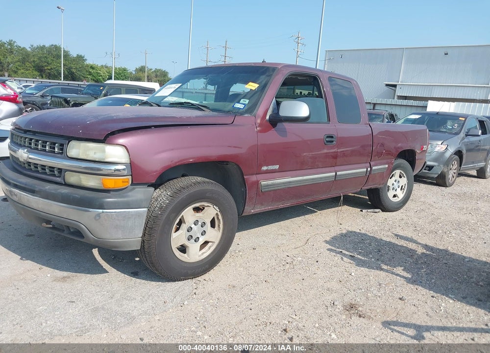 2002 CHEVROLET SILVERADO 1500 LT VIN: 2GCEK19T521285417