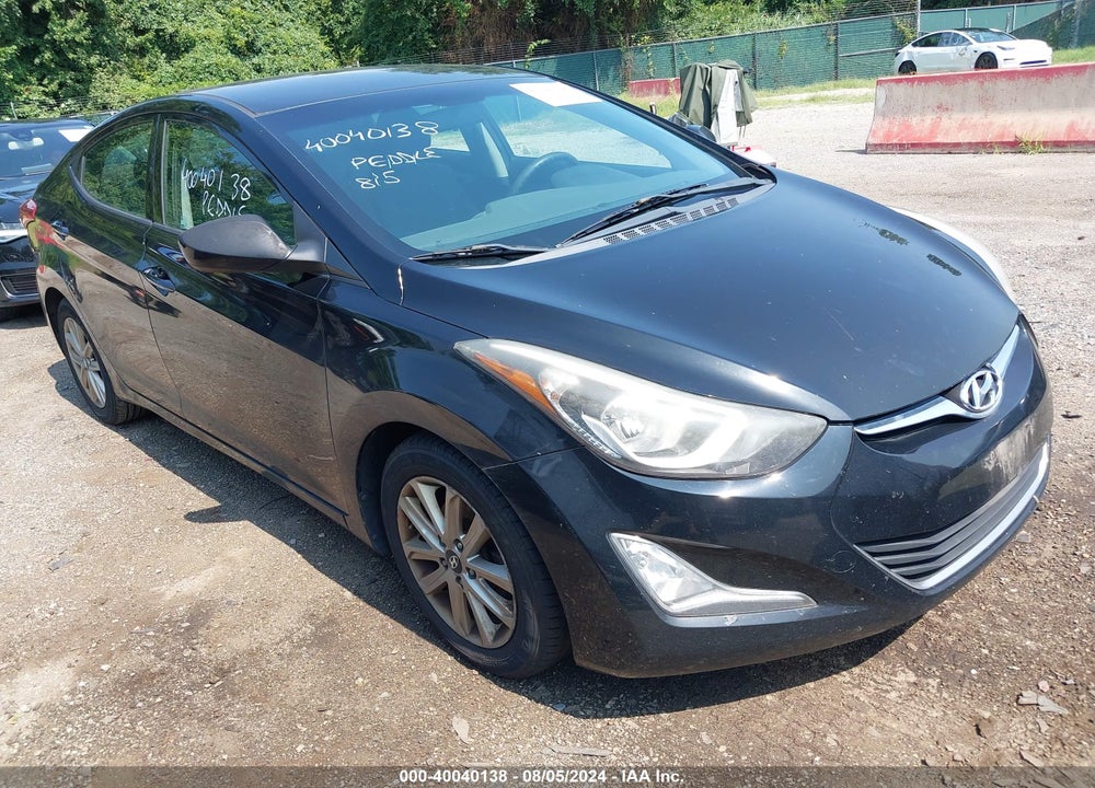 2014 HYUNDAI ELANTRA SE VIN: KMHDH4AE4EU096416