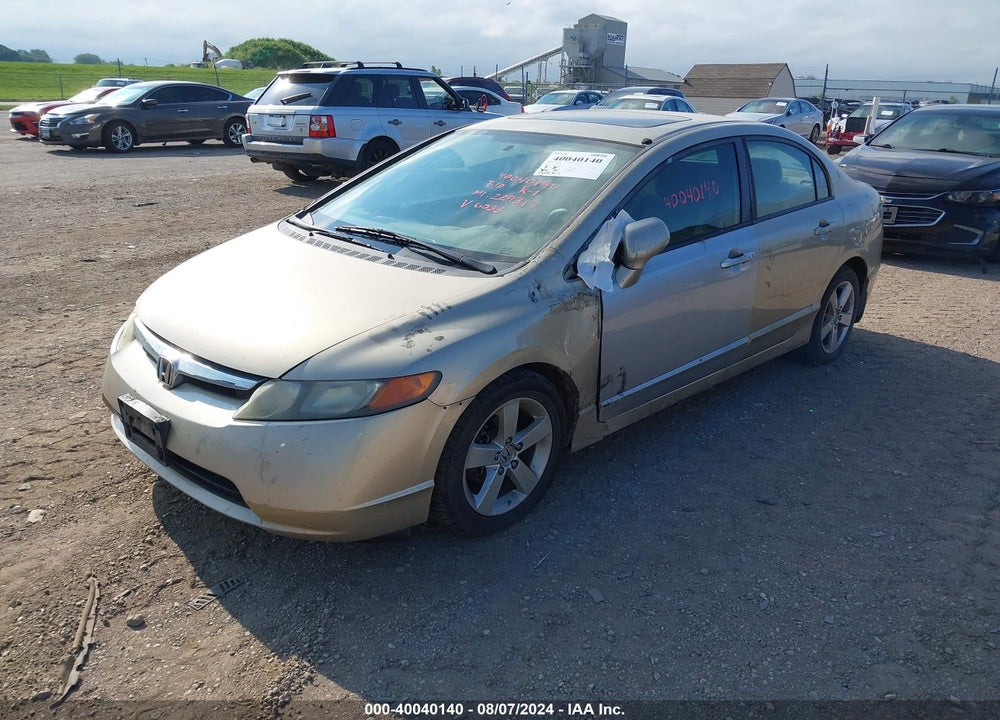 2008 HONDA CIVIC EX VIN: 1HGFA168X8L056033