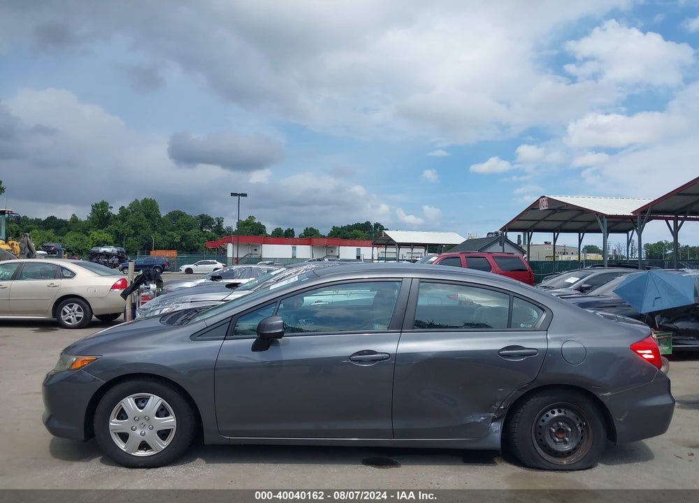 2012 HONDA CIVIC VIN: 19XFB2F55CE314032