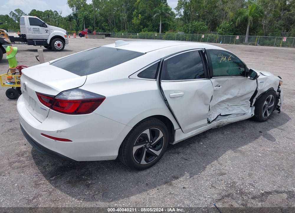 2022 HONDA INSIGHT EX VIN: 19XZE4F51NE001000