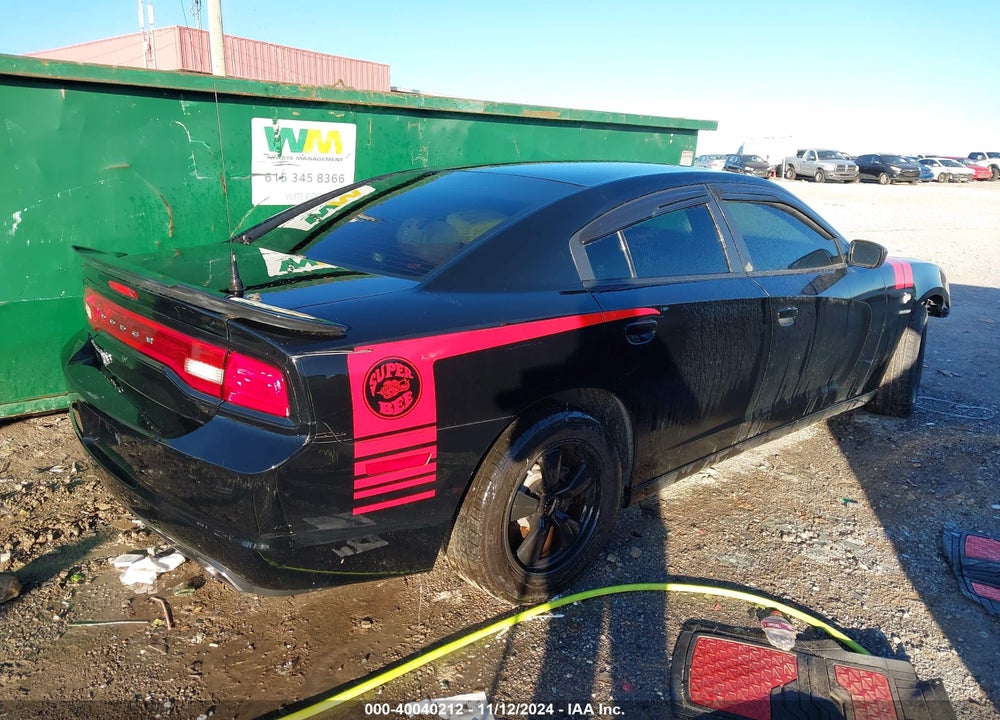 2012 DODGE CHARGER POLICE VIN: 2C3CDXAT3CH190514