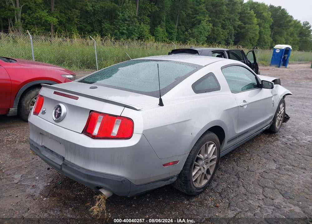 2012 FORD MUSTANG V6 PREMIUM VIN: 1ZVBP8AM9C5275584