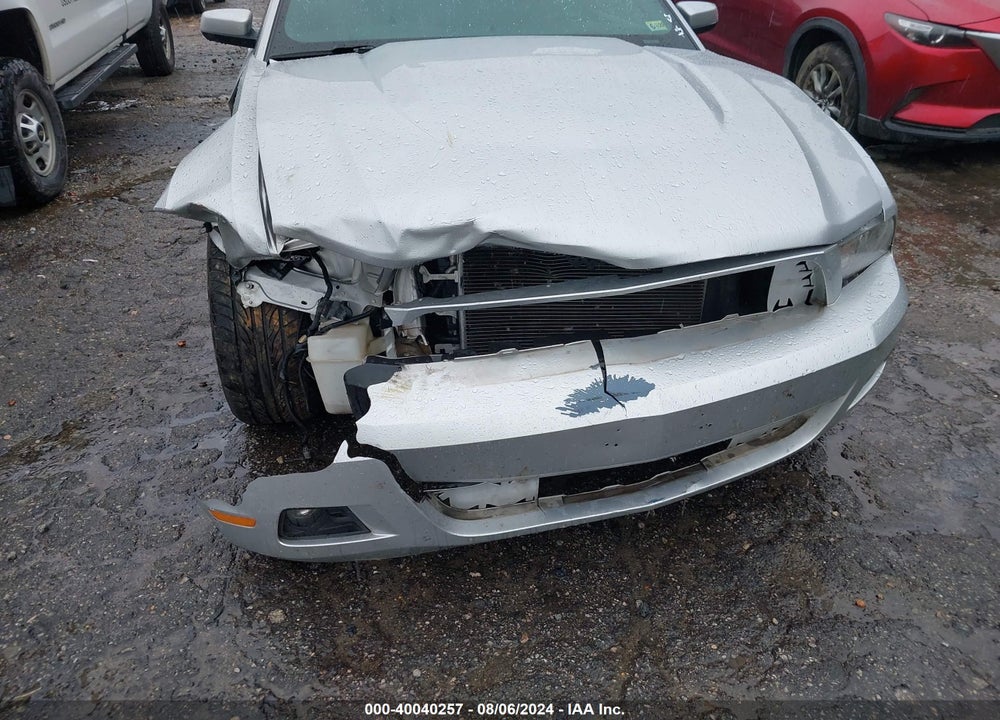 2012 FORD MUSTANG V6 PREMIUM VIN: 1ZVBP8AM9C5275584