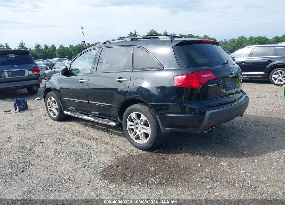 2009 ACURA MDX TECHNOLOGY PACKAGE VIN: 2HNYD28689H532398