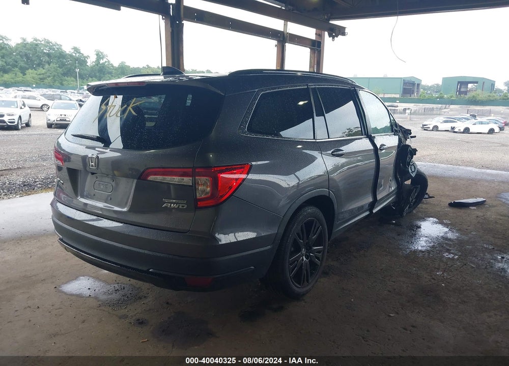 2021 HONDA PILOT VIN: 5FNYF6H29MB055659