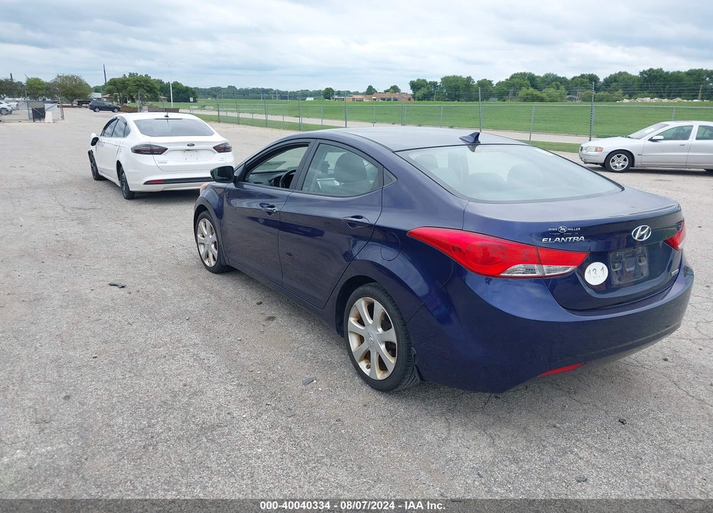 2012 HYUNDAI ELANTRA LIMITED VIN: 5NPDH4AE9CH106644