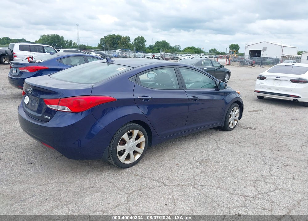 2012 HYUNDAI ELANTRA LIMITED VIN: 5NPDH4AE9CH106644